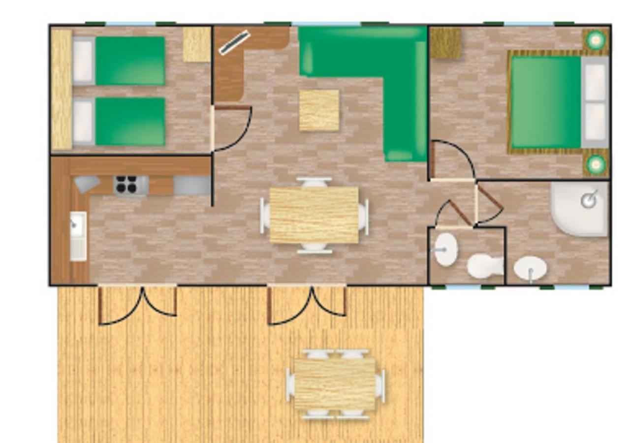 Villa Al Mare Camping - 4 Stelle Кавалино-Трепорти Екстериор снимка