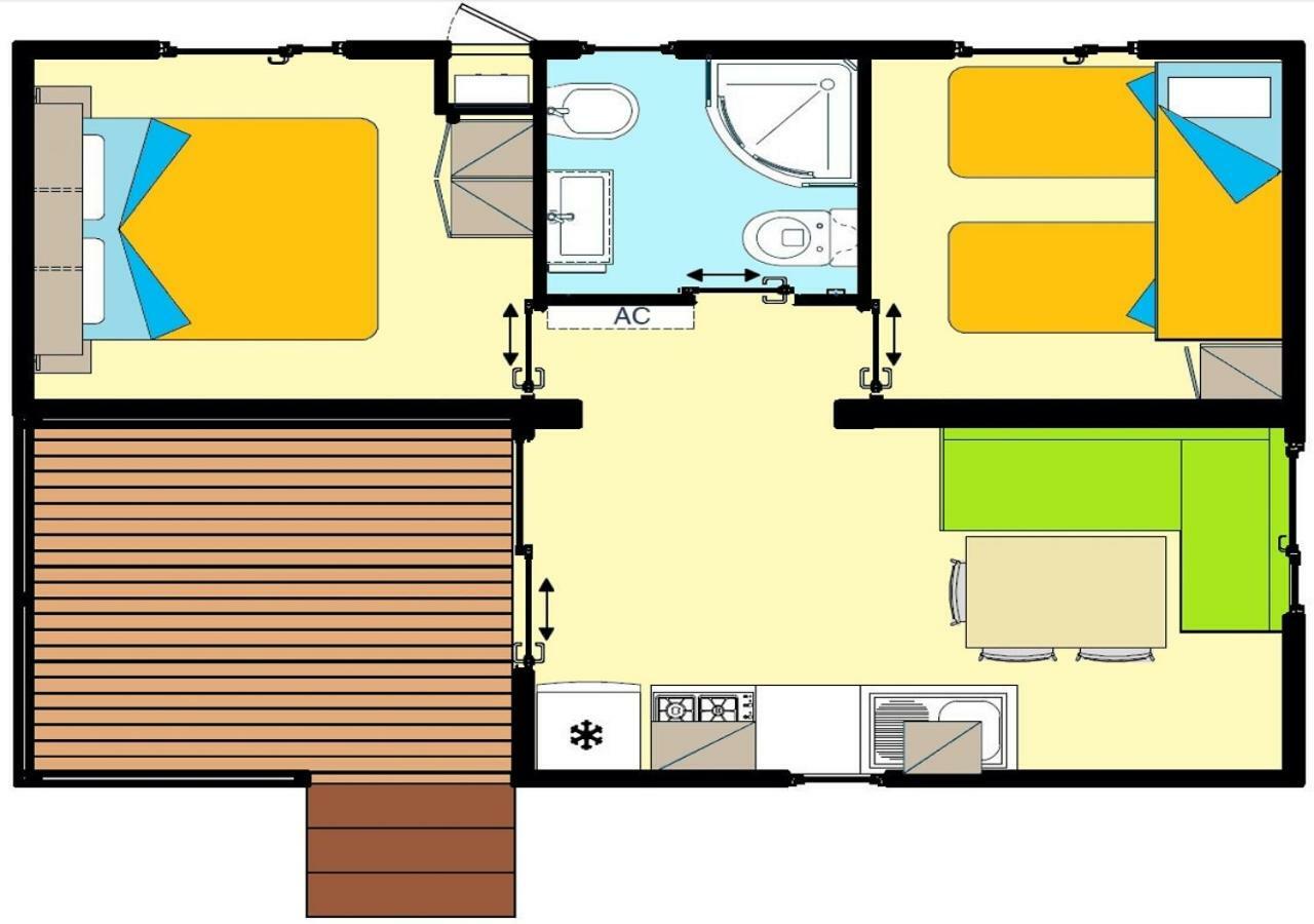 Villa Al Mare Camping - 4 Stelle Кавалино-Трепорти Екстериор снимка
